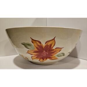 April Cornell Large Serving Bowl - 10" - 2001 Rare Pattern